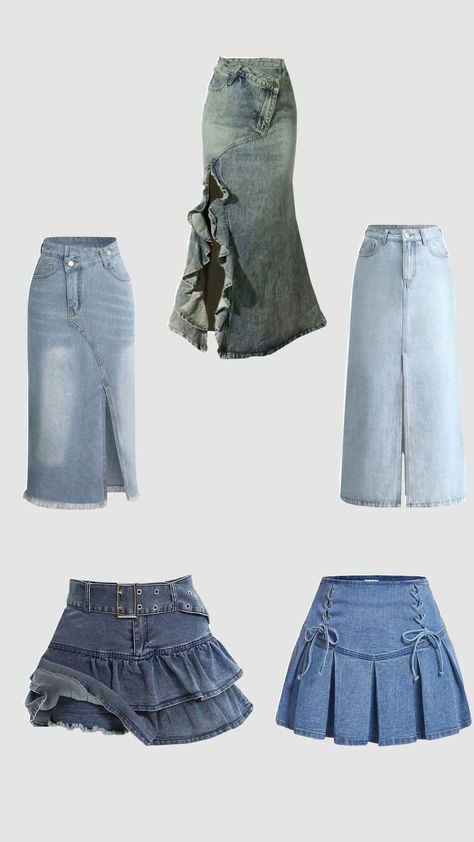 denim skirt Mermaid Denim Skirt, Jeans Template, Denim Skirt Pattern, Skirt Jeans, Mermaid Skirt, Skirt Pattern, Jean Skirt, Denim Skirt, Mermaid