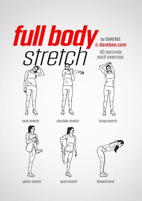 Full Body Stretch Stretches Before Workout, Workouts Cardio, Latihan Dada, Full Body Stretch, Office Exercise, Body Stretch, Body Stretches, Trening Fitness, Yoga Exercises