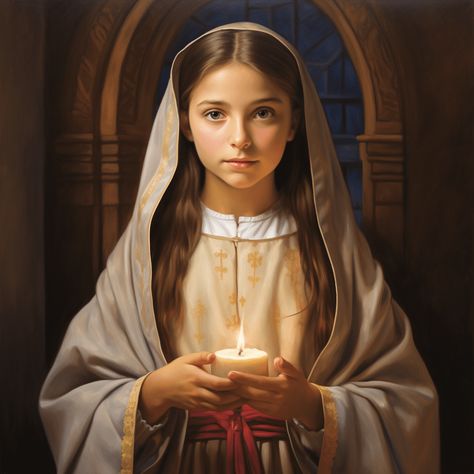 Saint Maria Goretti, St Maria Goretti, St. Rita, Mary Images, Maria Goretti, St Maria, Mother Mary Images, Incredible Art, Queen Of Heaven