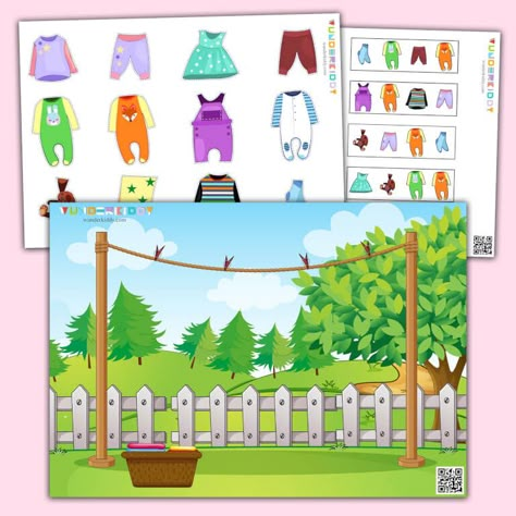 Seasonal Clothes Printable Activities for Kids Clothes Activities For Preschool, Outside Activities For Kids, Educational Games For Preschoolers, Handwriting Activities, Seasons Activities, Activity Sheets For Kids, Social Skills Activities, Learning Games For Kids, Fine Motor Skills Activities