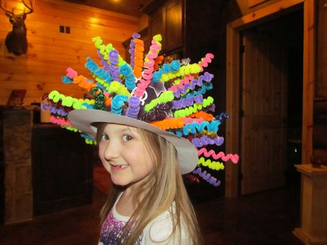 Watch Me Grow: 100th Day of School 100 Day Of School Hat Ideas, 100th Day Of School Hat Ideas, 100 Day Hat Ideas, 100 Days Of School Hat Ideas, Creative Hats For Kids, 100 Days Of School Hat, Crazy Hat Day Ideas For Kids, 100th Day Of School Hat, Crazy Hat Day Ideas