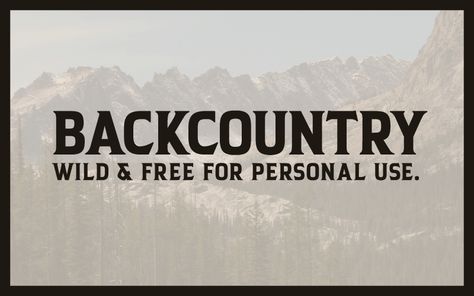 Backcountry Font | dafont.com Masculine Font, Curly Font, Font Logotype, Fancy Font, Font Vintage, Font Examples, Cartoon Font, Nothing Personal, Wedding Silhouette