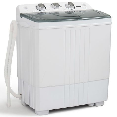 dall-small-washing-machine Washing Machine Dimensions, Portable Washer And Dryer, Washing Machine Reviews, Compact Washing Machine, Laundry Room Storage Shelves, Twin Tub, Compact Laundry, Small Laundry Room Organization, Top Load Washing Machine