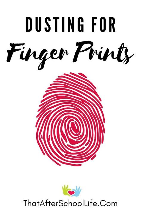 Finger Printing Activity - That After School Life Finger Print Activity, Spy Camp, Finger Printing, Spy Activities, Simple Stem Activities, Spy Theme, Junior Detective, Kids Sensory Activities, Kids Stem Activities