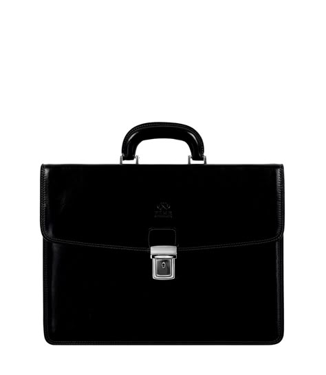 Leather Briefcase Attache Unisex Laptop Black Briefcase Aesthetic, Briefcase Aesthetic, Black Rectangular Briefcase With Case, High-end Black Briefcase With Detachable Strap, Black Leather Briefcase For On-the-go, High-end Black Rectangular Briefcase, Rectangular Briefcase With Leather Backing For On-the-go, Black Briefcase, Brief Case