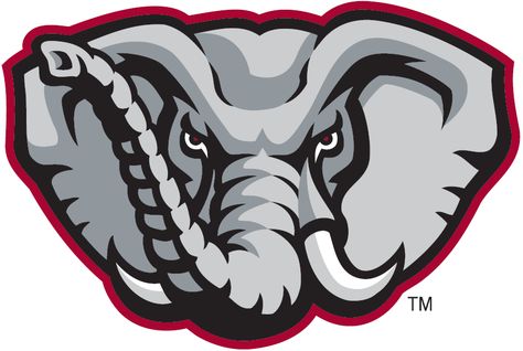 Alabama Crimson Tide Alternate Logo (2001) - An Elephant's head Blur Png, Alabama Mascot, Alabama Svg, Alabama Crimson Tide Football Wallpaper, Elephant Mascot, Alabama Elephant, Alabama Logo, Alabama Crimson Tide Logo, Tide Logo