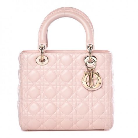 Spring is just around the corner and you’ll look like feminine perfection with this light pink Lady Dior bag. It’s in the size Medium, which would be perfect for almost everyone (not too small or too big for anyone). It’s also a whopping $2,000 less than retail! Dream Bags, Pink Aura, Girly Bags, Dior Handbags, Pretty Bags, Miss Dior, Bijoux Diy, Gucci Handbags, Cute Bags