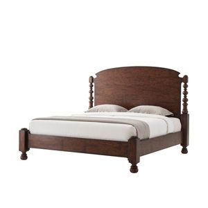 Beds & Headboards that Suit Your Style | Scout & Nimble Wood Four Poster Bed, British Colonial House, Bed Models, King Poster Bed, French Style Bed, Crockery Unit, Arched Headboard, Oak Beds, Tamworth