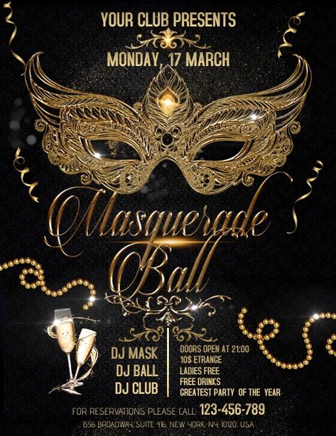 1,240  Free Templates for 'Masquerade' Masquerade Party Invite, Masquerade Graphic Design, Masquerade Ball Poster, Prom Ticket Design, Masquerade Poster, Masquerade Party Aesthetic, Moonlight Masquerade, Band Merch Ideas, Masquerade Aesthetic