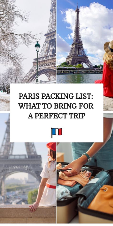 Are you planning to visit the City of Light? Here’s a Paris packing list, the essentials for a perfect Paris trip. Paris Travel Essentials, Paris Essentials, What To Pack For Paris, 5 Days In Paris, London In November, Paris Packing List, Paris Packing, Paris In Spring, Paris Travel Tips