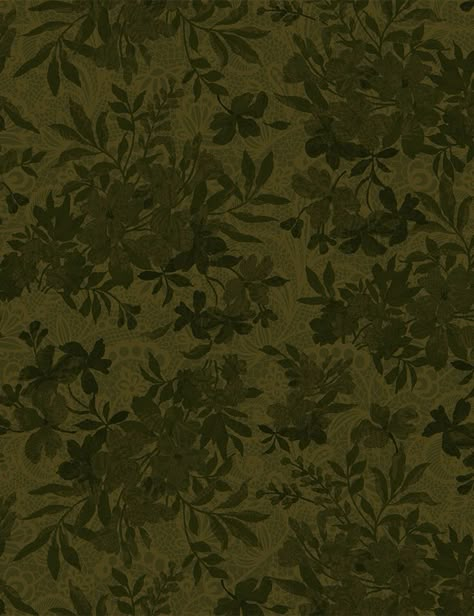 Victorian Wallpaper, Floral Quilt, Sewing Material, Wallpaper Pattern, A Wallpaper, Dark Floral, Green Pattern, A Prayer, Timeless Treasures