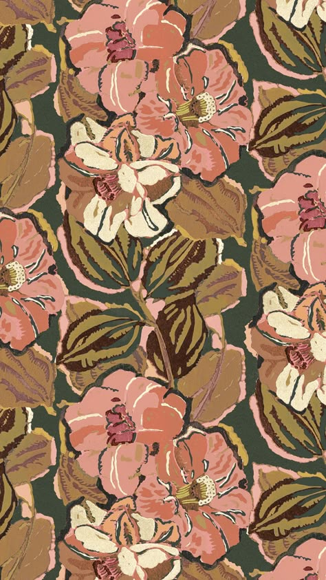 Feminine Iphone Wallpaper, Feminine Background, Floral Iphone Wallpaper, Fleurs Art Nouveau, Vintage Feminine, Floral Textile, Aesthetic Floral, Background Floral, Floral Upholstery