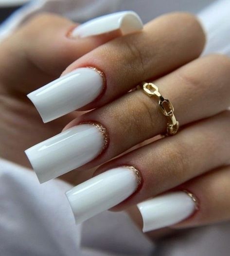 Winter Nails Square Long 2023-2024 16 Ideas: Stay Stylish in the Cold - women-club.online Square Long Nails, Winter Nails Square, Nails Square Long, White Nails Ideas, Uñas Ideas, Aqua Nails, Long Square Nails, White Acrylic Nails, Nails Square