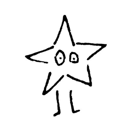 Aesthetic Star Doodles, Simple Star Tattoo Design, Star Doodle Tattoo, Cute Star Doodles, Tattoo Ideas Silly, Shocked Doodle, Stars Aesthetic Drawing, Stars Drawing Doodles, Star Pfp Aesthetic