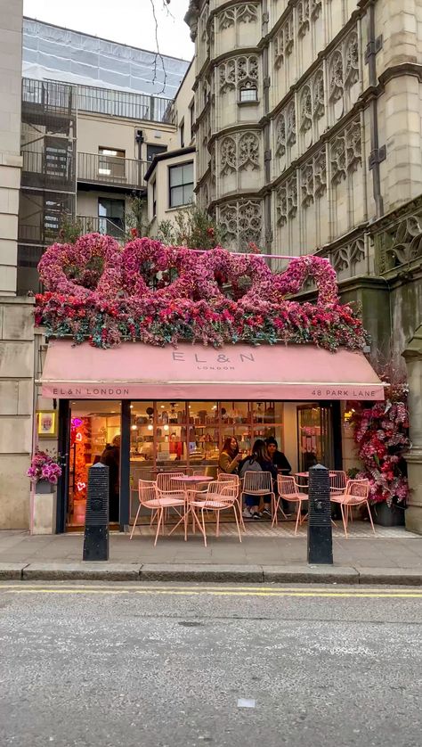 EL&N cafe London, Pink London aesthetic cafes El And N London, London Cafes Aesthetic, Cute Cafes In London, El&n Cafe London, London Aesthetic Cafe, London Pink Aesthetic, London Shopping Aesthetic, London Cafe Aesthetic, Abroad Pictures