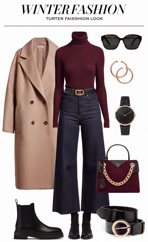 Winter Complexion Outfits, Soft Autumn Christmas Outfit, Camel Color Combinations, Fashion Inspo Outfits Amazon, January Date Night Outfit, Cherry Coded Outfits, Warm Stylish Outfits, Dark Moody Outfits, Dark Autumn Outfits Color Palettes