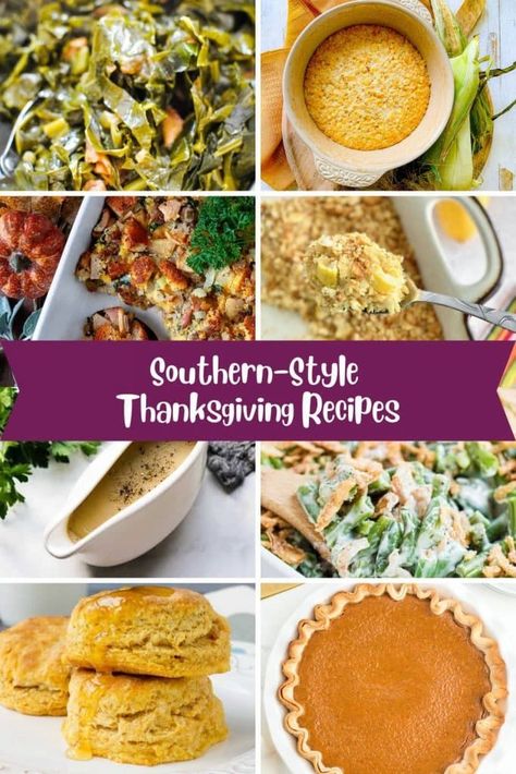 Southern Style Thanksgiving Recipes are essential for any holiday meal! The typical southern thanksgiving dinner has any or all of these recipes below! The true southern way is to have a table filled with food and recipes that have been passed down through generations. Thanksgiving Recipes Southern, Southern Thanksgiving Menu, Homemade Gravy Recipe, Sweet Potato Side Dish, Traditional Thanksgiving Recipes, Southern Thanksgiving, Sweet Potato Recipes Casserole, Popular Side Dishes, Recipes Southern