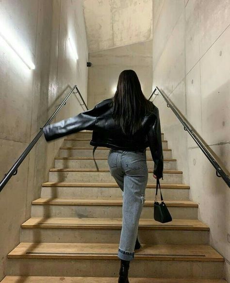 A Woman, Stairs, Walking, Instagram