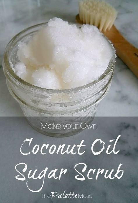 Make Your Own Sugar Scrub, Coconut Oil Sugar Scrub, Coconut Oil Scrub, Diy Sugar Scrub Recipe, Raspberry Bars, Săpunuri Handmade, Coconut Oil Skin Care, Diy Coconut Oil, Body Scrub Recipe