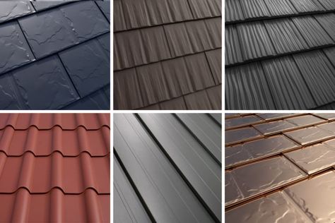 Aluminum Roofing by Interlock® Metal Roofing Systems Aluminum Shingles, Shingles Roofing, Metal Shingle Roof, Metal Roofing Systems, Metal Roof Installation, Metal Shingles, Types Of Roofing Materials, Shingle Roof, Roof Coating