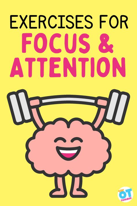 Occupational Therapy Physical Activities, Teaching Focus And Attention, Atnr Integration Exercises, Focus Exercises For Kids, Focus Activities For Preschoolers, Focus And Attention Activities For Kids, Focus Games For Kids, Activities To Improve Attention, Focus Activities For Kids