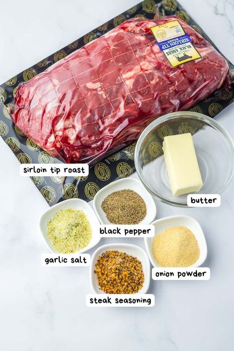 Enjoy a scrumptious family dinner with this easy and affordable sirloin tip roast recipe! Perfect for busy weeknights or weekend feasts, this dish promises juicy, flavorful meat with minimal effort. Save money and delight your family with this foolproof recipe that's sure to become a household favorite. Top Sirloin Tip Roast Recipes, Beef Loin Top Sirloin Roast Recipes, Cooking Sirloin Tip Roast In Oven, Angus Sirloin Tip Roast Recipe, Best Way To Cook A Sirloin Tip Roast, Beef Loin Tri Tip Roast Oven, How To Cook A Beef Sirloin Tip Roast, Sirloin Tip Steak Recipes Oven, Striploin Roast Recipes Oven