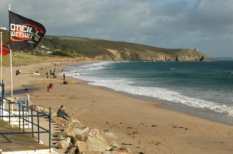 Praa Sands Beach (Hendra) - West Cornwall, Cornwall Beaches Praa Sands, Beach Cornwall, Cornish Beaches, Cornwall Beaches, West Cornwall, Cornwall England, On Beach, Not Allowed, Beach Sand