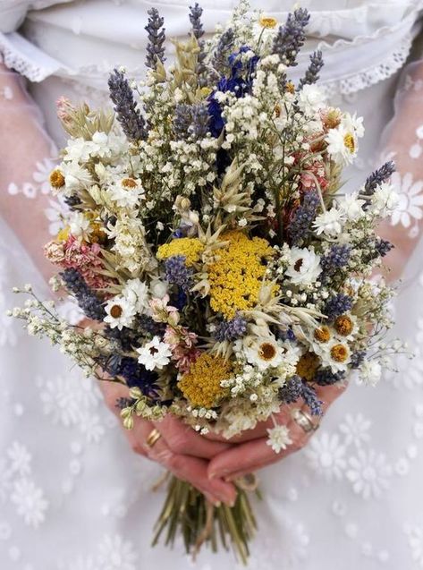 Our Rustic, Country, Bridal Bouquets are a great alternative for creating a wild, bohemian look to your wedding day, or your home. These bouquets are great for weddings abroad and you get to keep them afterwards to either give away as a gift or as a memento of your big day. Dried Flower Wedding Bouquet, Dried Flower Wedding, Flower Wedding Bouquet, Cut Flower Farm, Flower Company, Wedding Abroad, Wildflower Bouquet, Wildflower Wedding, Deco Floral