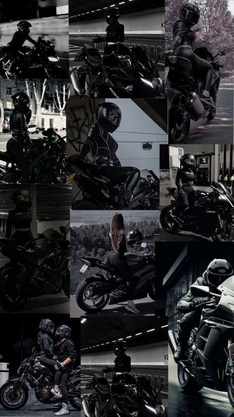 Moto Wallpapers, Black Lover, Motocross Love, Image Moto, Bike Aesthetic, Motorcycle Aesthetic, Motorcycle Wallpaper, Biker Aesthetic, Pretty Wallpapers Tumblr