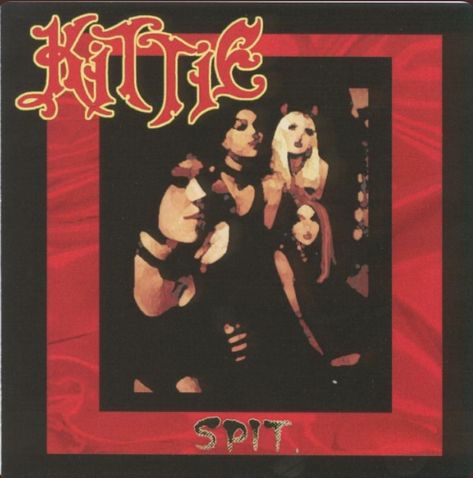 Kittie Spit, Talena Atfield, Kittie Band, Vinyl Record Cover, Wall Room Decor, Aesthetic Dump, Band Posters, Mall Goth