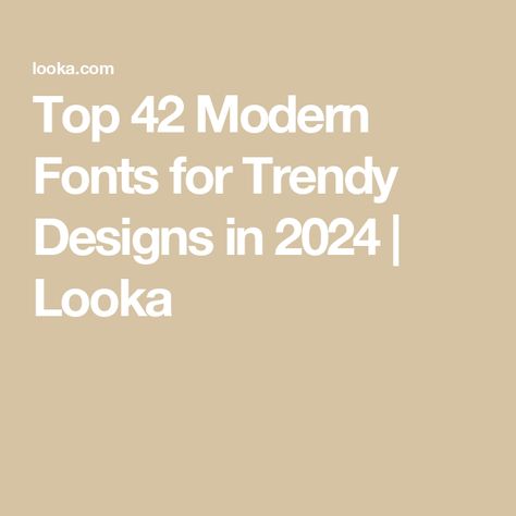 Looking for the latest fonts to create stylish and modern designs? We've rounded up 42 of the best fonts for 2024, including sans serifs, serifs, script fonts, and more. Use these fonts to create eye-catching headlines, logos, and other graphics for your next project.

#fonts #design#Trending_Fonts_Graphic_Design #2024_Typography_Trends #Trendy_Fonts_2024 #2024_Font_Trends Creative Font Pairings, Bold Logo Fonts, Trending Fonts Graphic Design, 2025 Font Trends, Trendy Adobe Fonts, 2024 Typography Trends, New Fonts 2024, Trendy Fonts 2024, 2024 Font Trends