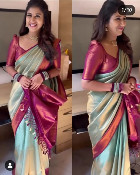 Pattu Saree Blouse Stitching Designs, Blouse Neck Design For Silk Saree, Blouse Design On Silk Saree, Kanchivaram Blouse Designs, Pattusaree Blouse Designs Latest, Blouse Pattern For Silk Sarees, Mysore Saree Blouse Designs, Dhavani Blouse Designs Latest, Blouse Patterns For Pattu Sarees