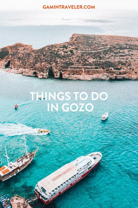 Our full travel guide to Gozo, in Malta: Things to do in Gozo, Places to visit in Gozo, Food to try in Gozo #malta #visitmalta #gozo #visitgozo #maltatourism #europe #europetrip #beachesingozo #travelguidetogozo via @gamintraveler Berlin Itinerary, Travel Malta, Malta Travel Guide, Malta Beaches, Gozo Malta, Malta Island, Malta Gozo, Malta Travel, Backpacking Europe