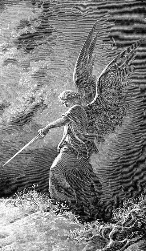 Paul Gustave Doré, Rennaissance Art, Gustave Dore, Art Study, Occult Art, Biblical Art, Ethereal Art, Angel Art, My Oc