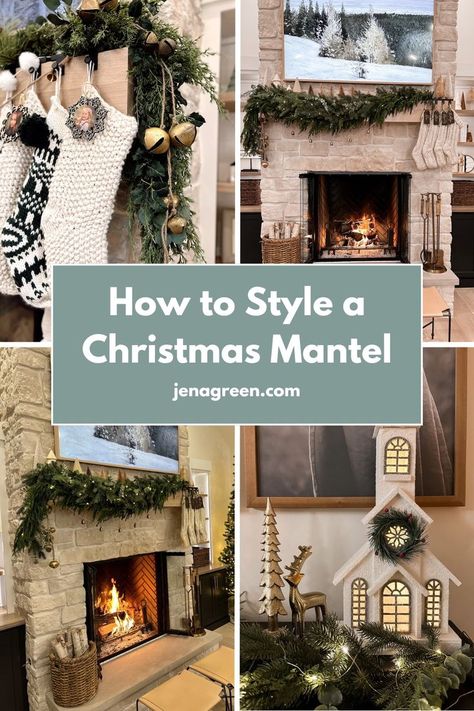 Explore Christmas mantel decorating ideas that are simple and stylish, perfect for creating a festive Christmas mantel decor even with a TV above the fireplace. Discover tips for Christmas mantle decor with tv and Christmas mantels with tv setups, turning your Christmas fireplace mantels into a beautiful holiday mantel display. Mantel Christmas Decor With Tv, Christmas Mantle Decor With Tv, Christmas Mantels With Tv, Christmas Mantel Decorating Ideas Simple, Fireplace Mantel Christmas Decor, Holiday Mantle Decor Christmas, Christmas Mantles Ideas Fireplaces, Fireplace Mantle Decor With Tv, Fireplace Mantel Christmas Decorations