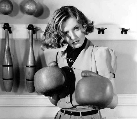 Top 10 Most Sexually Prolific Lesbians and Bisexuals Of Old Hollywood | Autostraddle Retro Gym, Emily B, Lulu Frost, Barbara Stanwyck, Old Hollywood Stars, Boxing Gloves, Photographic Art, Cultura Pop, Hollywood Stars