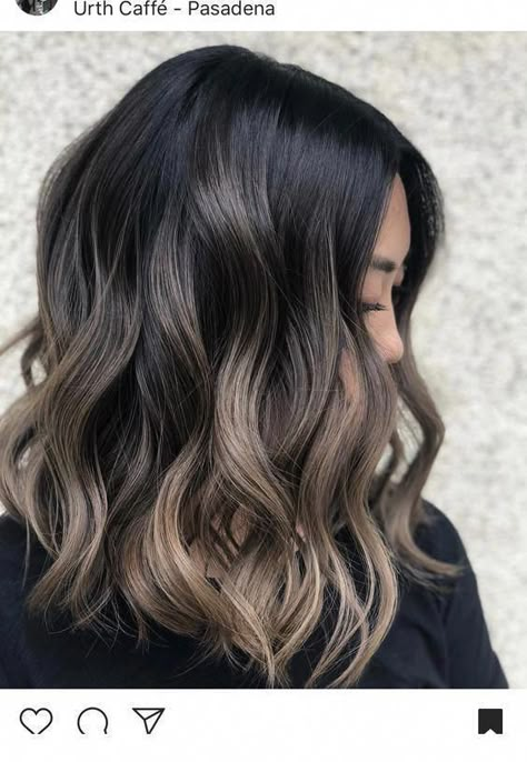 Ash Brown Hair With Highlights, Black Hair Balayage, Short Dark Hair, Ash Brown Hair, Balayage Hair Dark, Dark Hair With Highlights, Brunette Balayage Hair, Hair Color Light Brown, Hair With Highlights