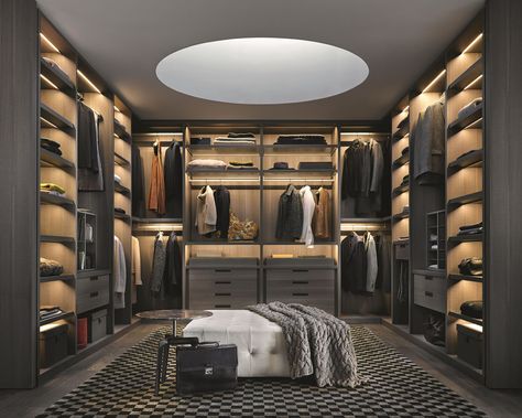 Walk In Wardrobes For Men & Dream Closet Inspiration A Walk In Closet, Dressing Room Decor, Walking Closet, Dream Closet Design, Walk In Closet Design, Luxury Closets Design, Modern Closet, Wardrobe Room, Men Closet