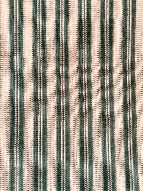 Vintage 1970's Retro Cool Aqua Green White Stripe Striped Jersey Knit Fabric Cozy Clutter, Vintage Stripes, Striped Jersey, Jersey Knit Fabric, Aqua Green, The Vintage, White Stripe, Sell On Etsy, Knit Fabric