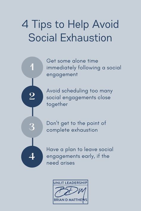 Too much socializing? Here are fours ways for the introverted leader to recover, eliminate or minimize the effects of social exhaustion. #introvert #unlitleader #unlitleadership #socialexhaustion #morningquickie Social Exhaustion, Introverted Leader, Social Battery, Organizational Culture, Strategic Leadership, Healing Era, Introvert Quotes, Together Lets, Leadership Tips