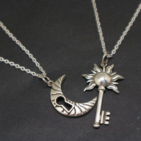 This are scenarios about Disney Villains falling in love with you and… #fanfiction # Fanfiction # amreading # books # wattpad Sun Moon Couple, Sun And Moon Couple, Moon Couple, Matching Necklaces For Couples, Bohemian Sun, Couples Tattoo, Key And Lock, Sun And Moon Necklace, Bff Jewelry