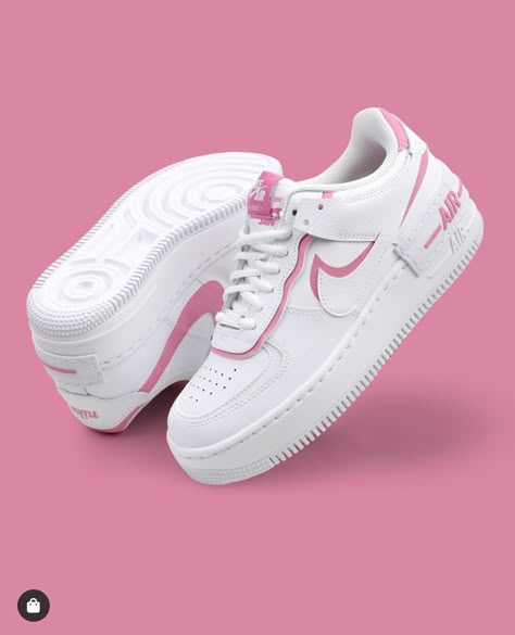 Pink Sneakers Outfit, Shoe List, Rave Shoes, Nike Shoes Women Fashion, Dream Shoe, Nike Shoes Air Force, Air Force 1 Shadow, White Nike Shoes, Jordan Shoes Girls