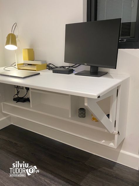 Folding Desk Office, Compact Foldable Desk, Fold Out Office Desk, Fold Up Office Desk, Tiny Space Desk, Foldaway Desk Home Office, Fold Down Desk Ideas, Ikea Pull Out Desk, Tiny Room Desk Ideas