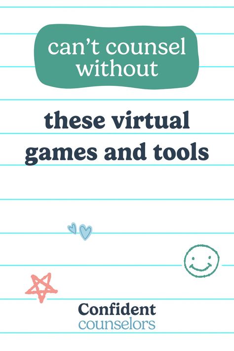 Free Virtual Counseling Games and Tools

Read about FREE interactive games, a virtual sandtray, art tools, and other resources to use in virtual counseling and TeleHealth sessions. Virtual Therapy Activities, Teletherapy Activities, Health Games, Counseling Games, Virtual Games, Interactive Games, Remote Learning, Interactive Game, Simple Game