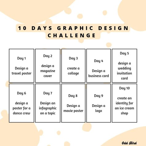 10 days graphic design challenge #fonts #designstudio Graphic Designer Beginner, Graphic Design Categories, Graphic Designing Prompts, Daily Design Challenge, Graphic Design Exercises Ideas, How To Build A Graphic Design Portfolio, Daily Graphic Design Challenge, Graphic Design Assignments Ideas, Digital Design Lesson Plans