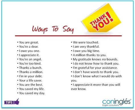 Knowledge increases as long as it is shared. Cute Ways To Say Thank You, Vocab Words, English Expressions, Other Ways To Say, Advanced English, Good Instagram Captions, English Language Learning, English Words, English Vocabulary