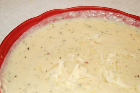 Creamy Asiago And Artichoke Soup Recipe - Food.com - 282998 Asiago Soup, Creamy Burrito Casserole, Flour Chicken, Burrito Casserole, Artichoke Soup, Olive Oil Butter, Soups And Sandwiches, Asiago Cheese, Dried Thyme