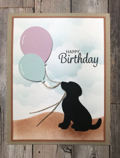 Animal Cards Handmade, Diy Dog Birthday, Dog Cards Handmade, Doggie Birthday, Cat Cards Handmade, Wrapping Tutorial, Dog Birthday Card, Cat Birthday Card, Dog Greeting Cards