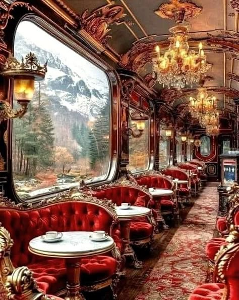 Lux Interior, Snow Photography, Luxury Train, Train Cars, Rail Car, Christmas Train, Orient Express, Enjoy The Little Things, Fantasy Places