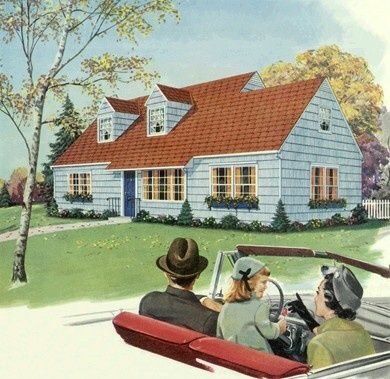 1950s Suburbia, Forensic Psychologist, Retro Housewife, Dream Date, American House, Casas Coloniales, The American Dream, Vintage Americana, Norman Rockwell